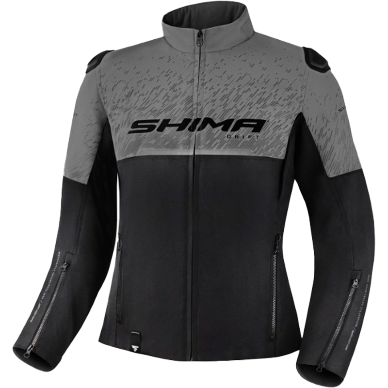Ženska motoristična jakna Shima Drift black-grey