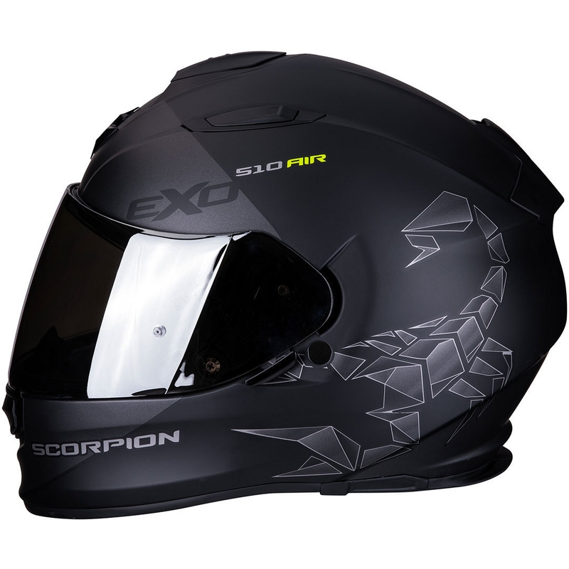 Integralna čelada Scorpion EXO-510 Air Pique črno-srebrna razprodaja