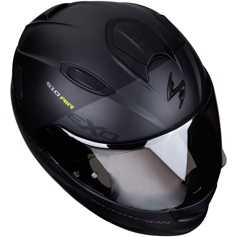 Integralna čelada Scorpion EXO-510 Air Pique črno-srebrna razprodaja