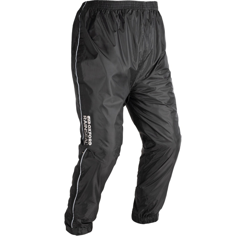 Črne nepremočljive termo hlače Oxford Rain Seal
