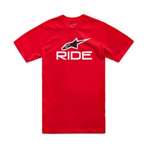 Majica Alpinestars Ride 4.0 CSF rdeče-belo-črna - II. kakovost