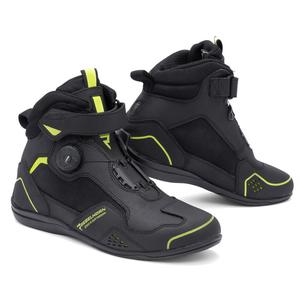 Motoristični škornji Rebelhorn Spark II črno-fluo rumeni - 2. kakovost