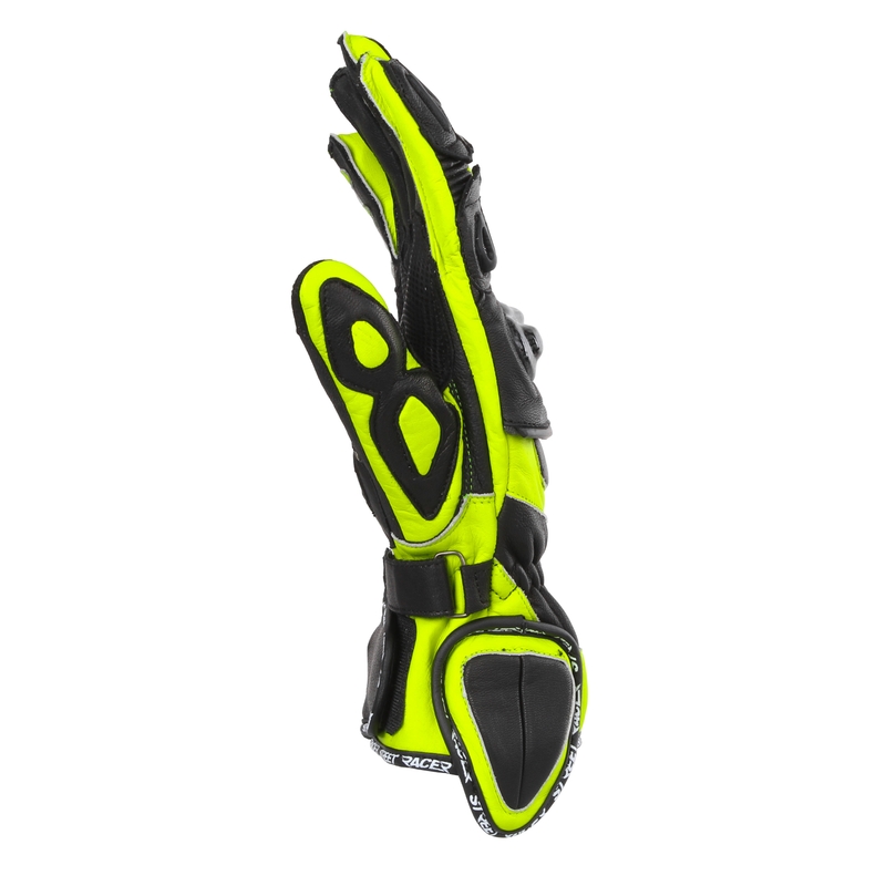 Moto rokavice Street Racer Virus 2 črno-fluo rumene - II. kakovost