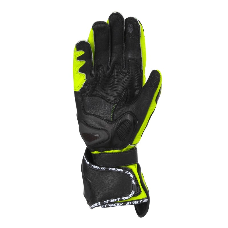 Moto rokavice Street Racer Virus 2 črno-fluo rumene - II. kakovost