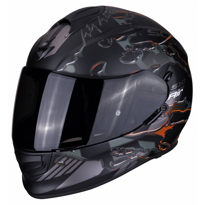 Integralna čelada Scorpion EXO-510 Air Likid črno-oranžna razprodaja