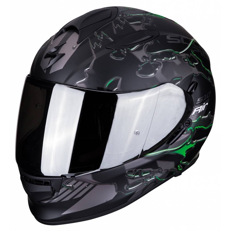 Integralna čelada Scorpion EXO-510 Air Likid črno-zelena razprodaja