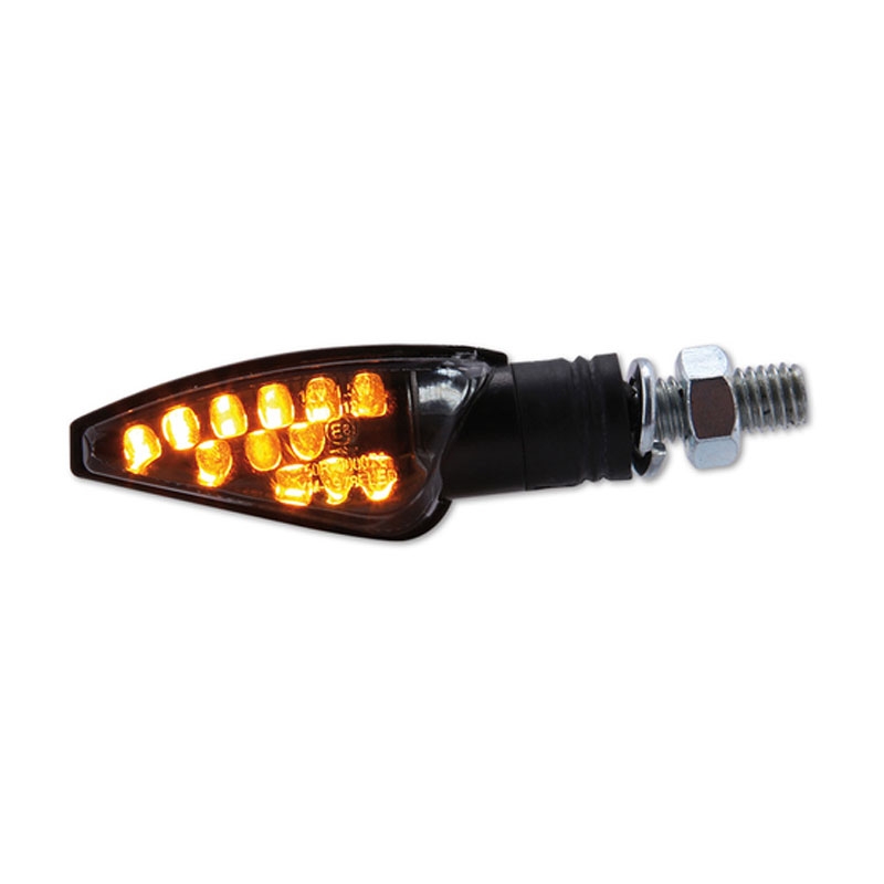 Smerniki za motor Highsider Smart Toledo LED črni