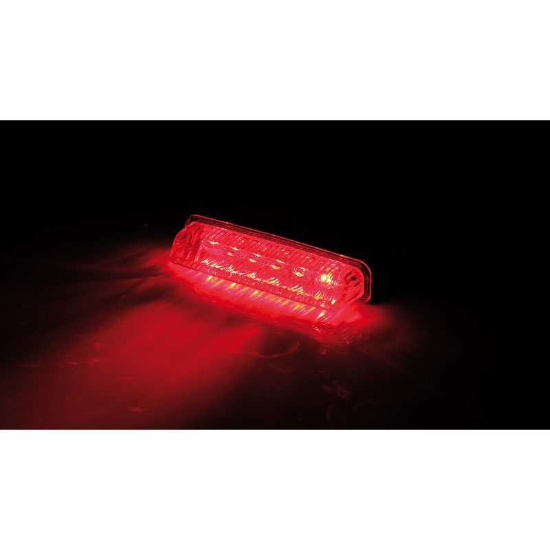 Highsider Smart Mini LED zadnja luč za motorno kolo črno-prozorna