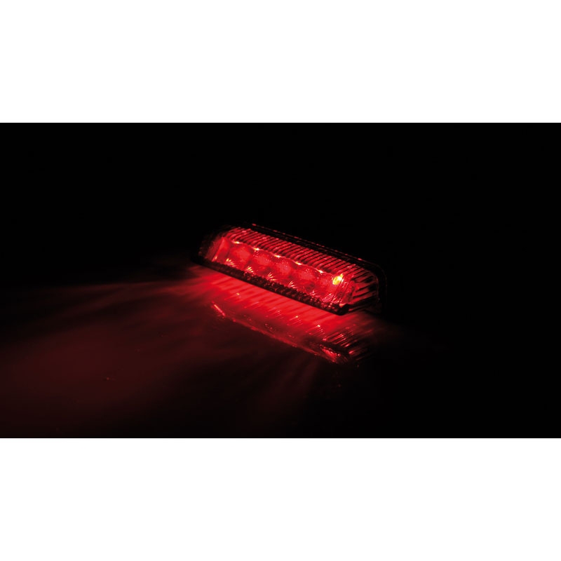 Highsider Smart Mini LED zadnja luč za motor, črno-dimljena