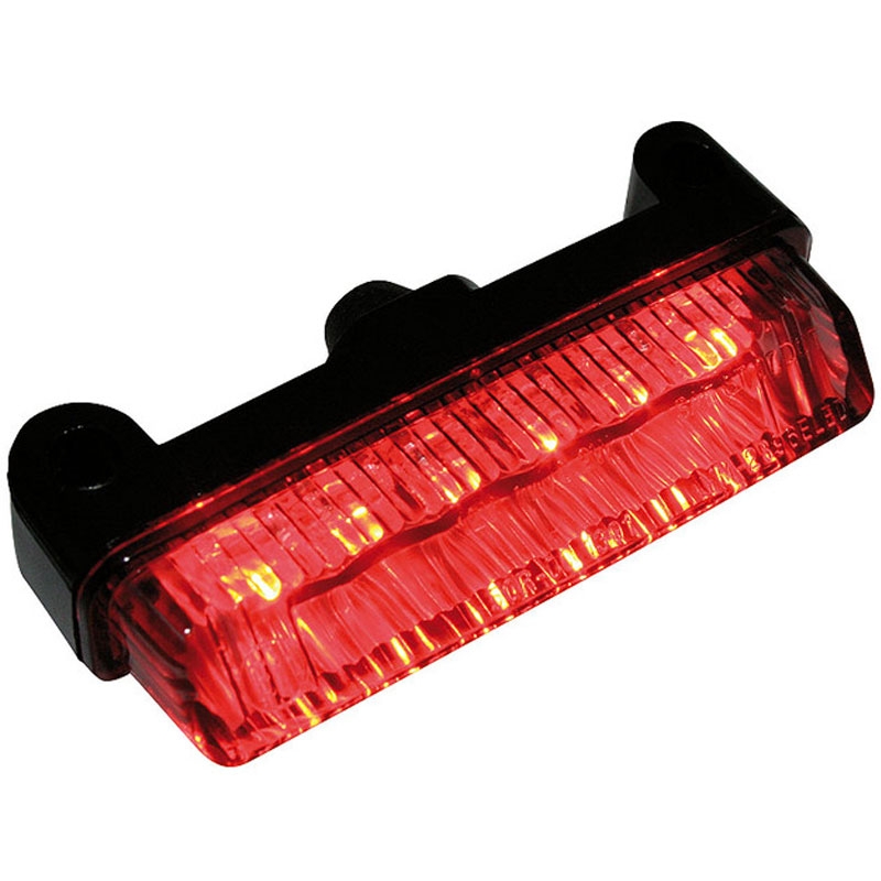 Highsider Smart Mini LED zadnja luč za motor, črno-dimljena