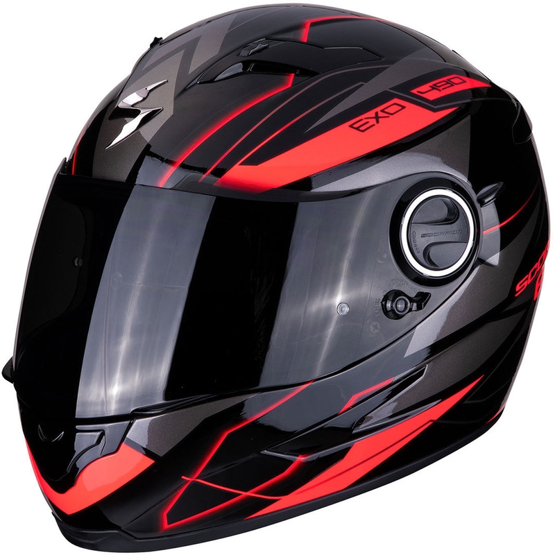 Integralna čelada Scorpion EXO-490 Nova črno-rdeča