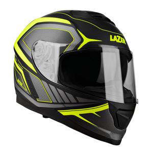 Integralna motoristična čelada Lazer Rafale Hexa black-fluo yellow