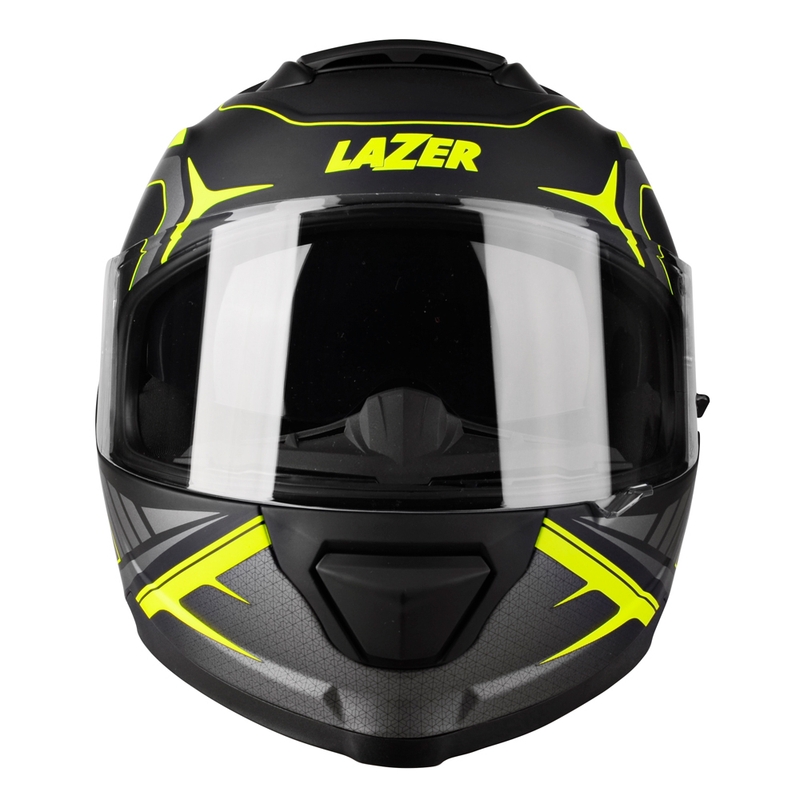 Integralna motoristična čelada Lazer Rafale Hexa black-fluo yellow razprodaja