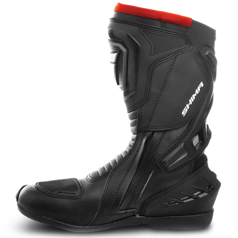 Moto škornji Shima RSX-6 črno-fluo rdeči