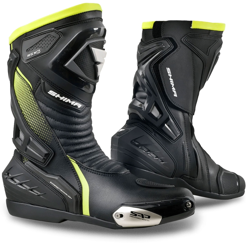 Moto škornji Shima RSX-6 fluo rumeni