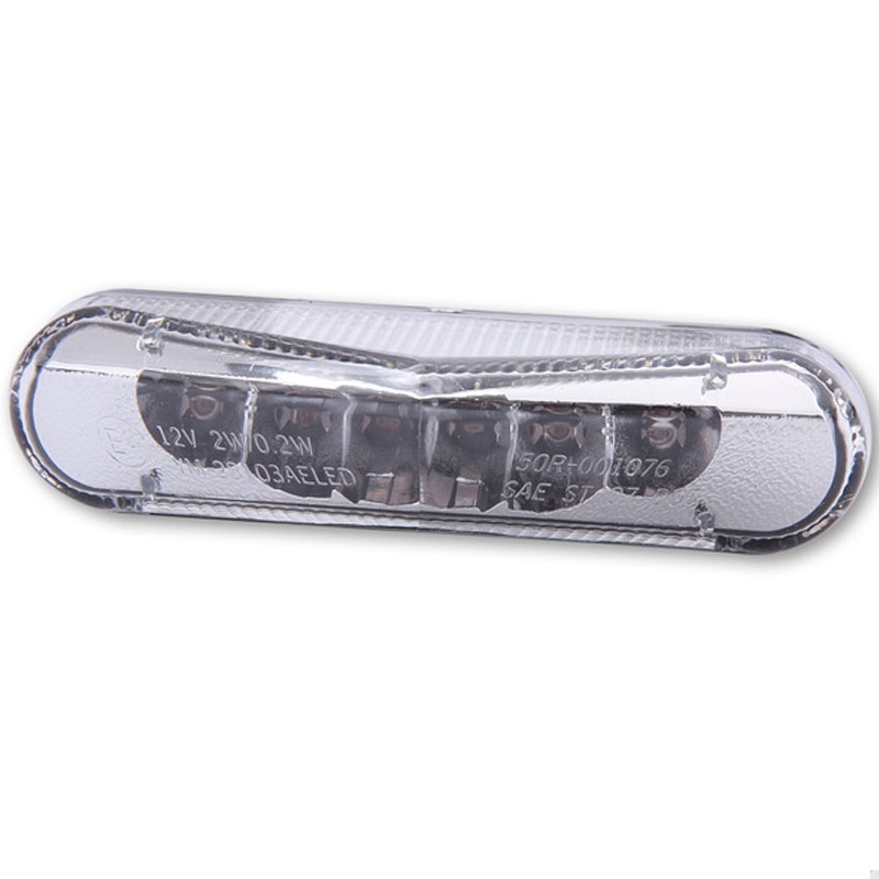 Highsider Smart LED zadnja luč za motorno kolo, prozorna