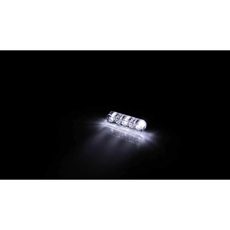Osvetlitev registrske tablice Highsider Smart Mini LED diode črno-prozorne