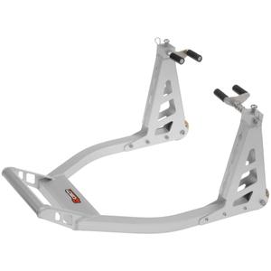 Stojalo za motor Q-TECH sprednje aluminijasto srebrno