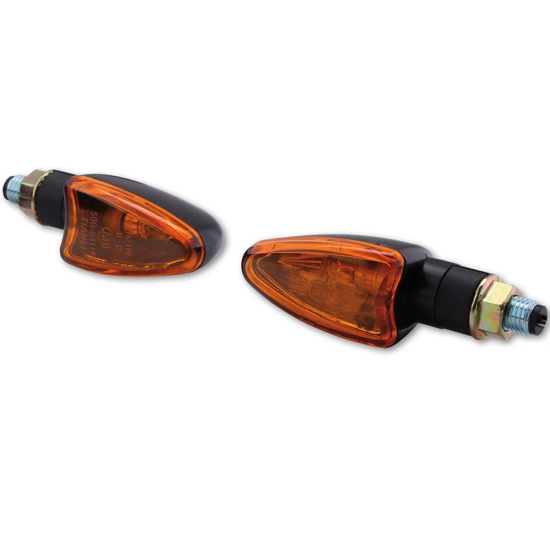 Highsider Smart Arrow Mini smerniki za motorno kolo črno-oranžni