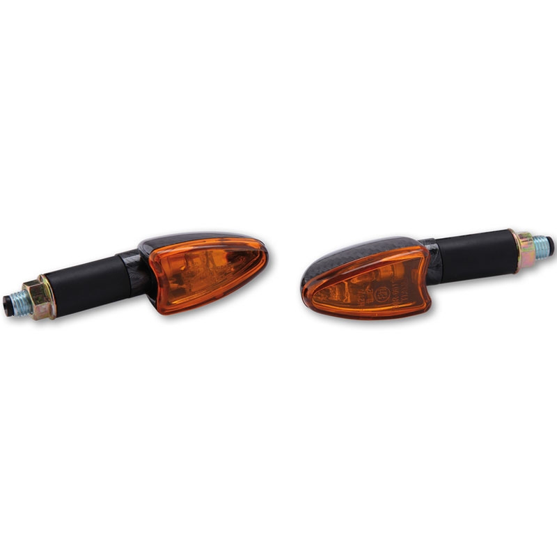 Smerniki za motor Highsider Smart Mini Arrow oranžni