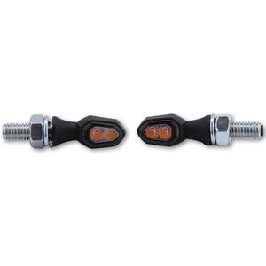 Smerniki za motor Highsider Smart Crumb LED črno-dimljeni
