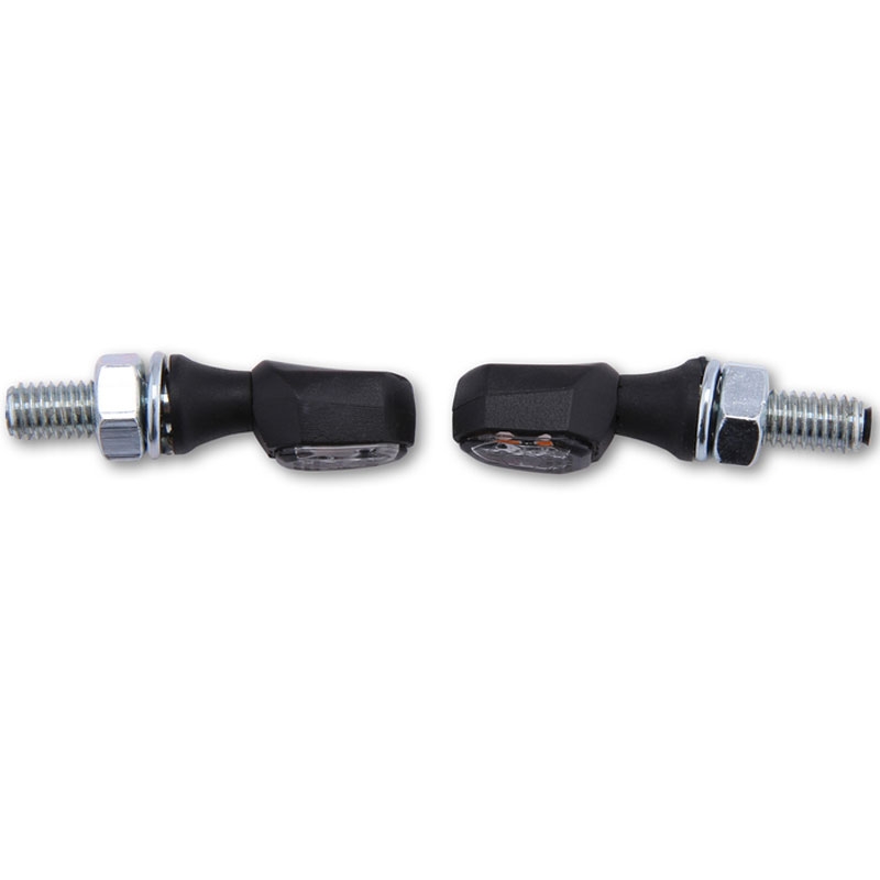 Smerniki za motor Highsider Smart Crumb LED črno-dimljeni