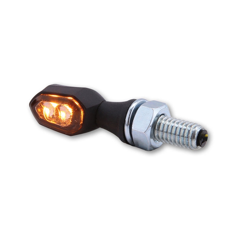 Smerniki za motor Highsider Smart Crumb LED črno-dimljeni