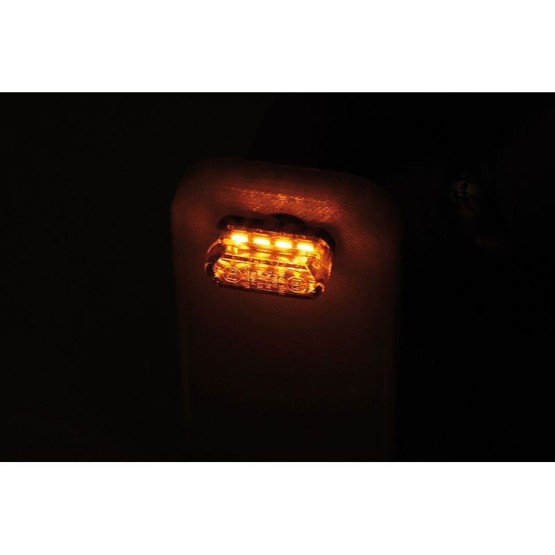 Smerniki za motor Highsider Smart Module 1 Pro LED dimljeno sivi