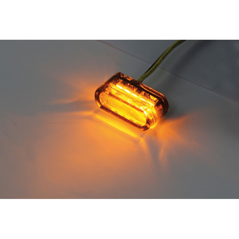 Smerniki za motor Highsider Smart Module 1 LED, dimljeno sivi