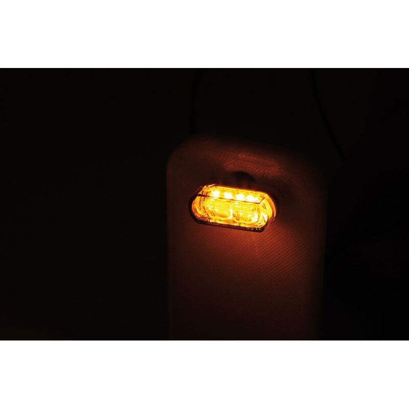 Smerniki za motor Highsider Smart Module 1 Pro LED 3v1 dimljeno sivi