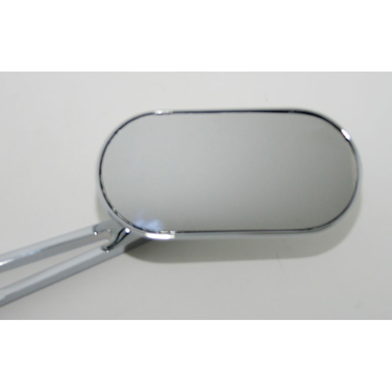 Vzvratno ogledalo Highsider Smart Oval levo/desno kromirano