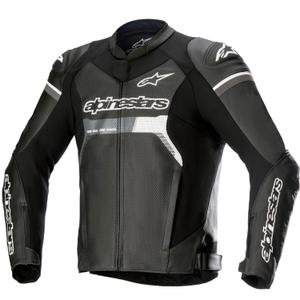 Usnjena motoristična jakna Alpinestars GP Force Airflow črne barve