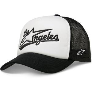 Alpinestars Los Angeles penasta kapa za tovornjake belo-črna