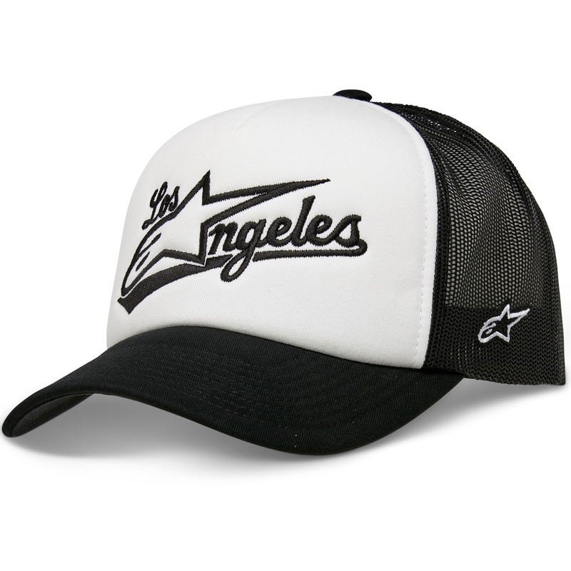 Alpinestars Los Angeles penasta kapa za tovornjake belo-črna