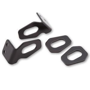 Originalni nosilec smernikov Highsider Pro za registrsko tablico motornega kolesa Honda, črn (par)