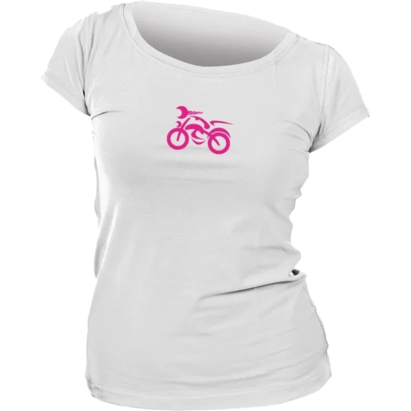 Ženska majica nanosilver® MOTOLADY bela