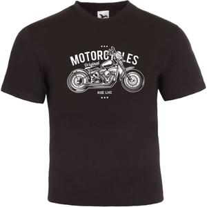RSA Motorcycles Ride Live majica črna