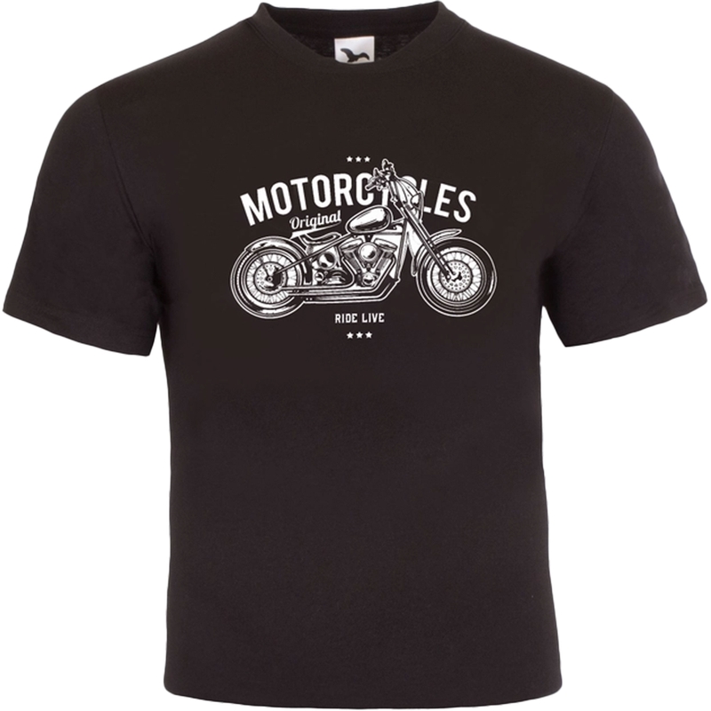 RSA Motorcycles Ride Live majica črna