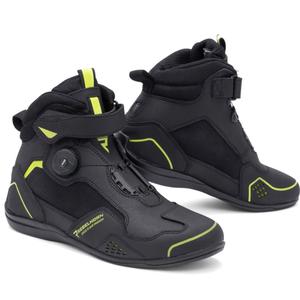Motoristični škornji Rebelhorn Spark II črno-fluo rumeni