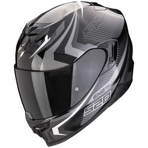 Integralna motoristična čelada Scorpion EXO-520 EVO AIR TERRA črna-srebrna-bela
