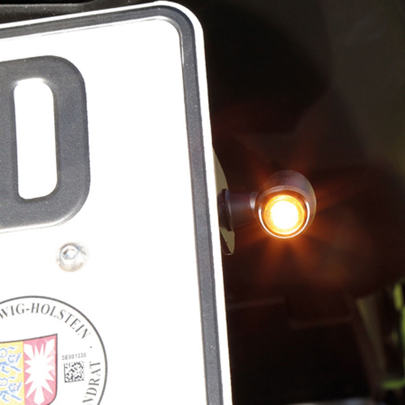 LED smerniki Highsider Nova LED smernik mat črn 2 kosa