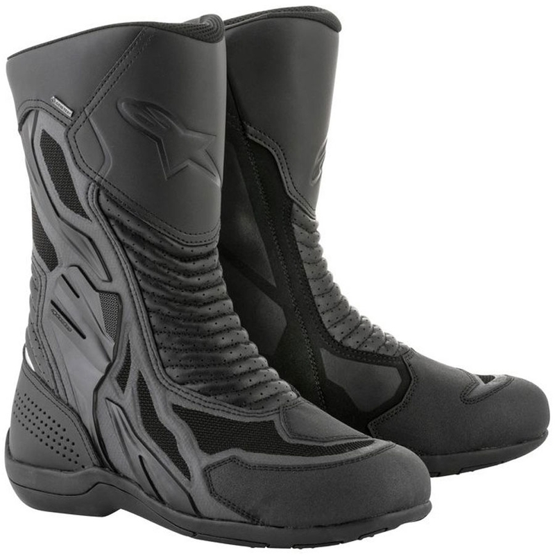 Moto škornji Alpinestars Air Plus XCR 2 Gore-Tex črne barve