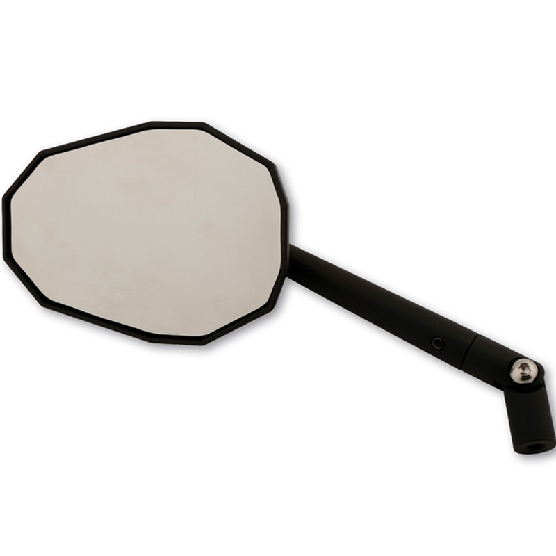 Highsider Smart Fairing ravno ogledalo črne barve