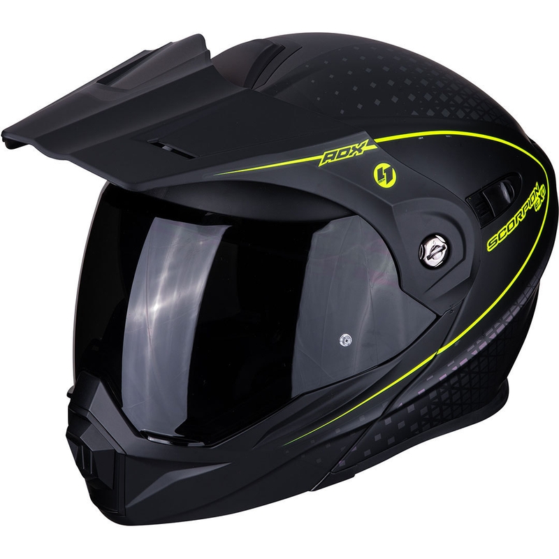 Zložljiva enduro čelada Scorpion ADX-1 Horizon black-fluo yellow razprodaja