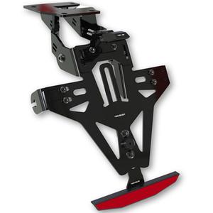 Držalo za registrsko tablico z osvetlitvijo Highsider Akron-RS PRO BMW S 1000 RR črne barve