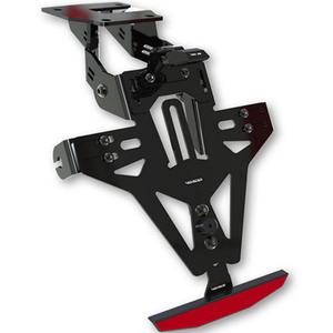 Držalo za registrsko tablico z osvetlitvijo Highsider License Akron RS PRO KTM 690 DUKE črno