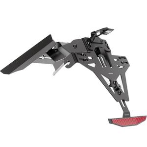 Držalo za registrsko tablico z osvetlitvijo Highsider Registrska tablica Akron RS PRO KTM 1290 SUPER DUKE GT ABS črna