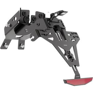 Držalo za registrsko tablico z osvetlitvijo Highsider License Akron RS PRO KTM 690 SMC R črno