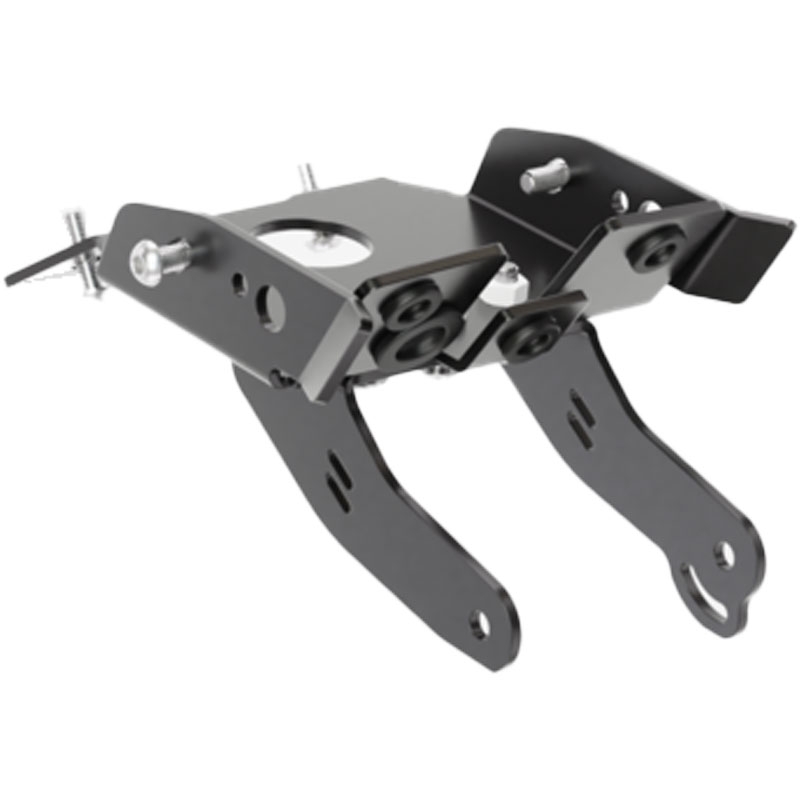 Držalo za registrsko tablico z osvetlitvijo Highsider License Akron RS PRO KTM 690 SMC R črno