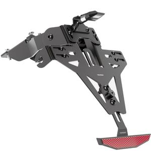 Držalo za registrsko tablico z osvetlitvijo Highsider Akron RS PRO Honda CB 500 črno